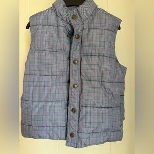 Janie and Jack Stylish Kids Plaid Puffer Vest